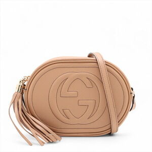 Gucci Soho Leather Shoulder Bag Brown